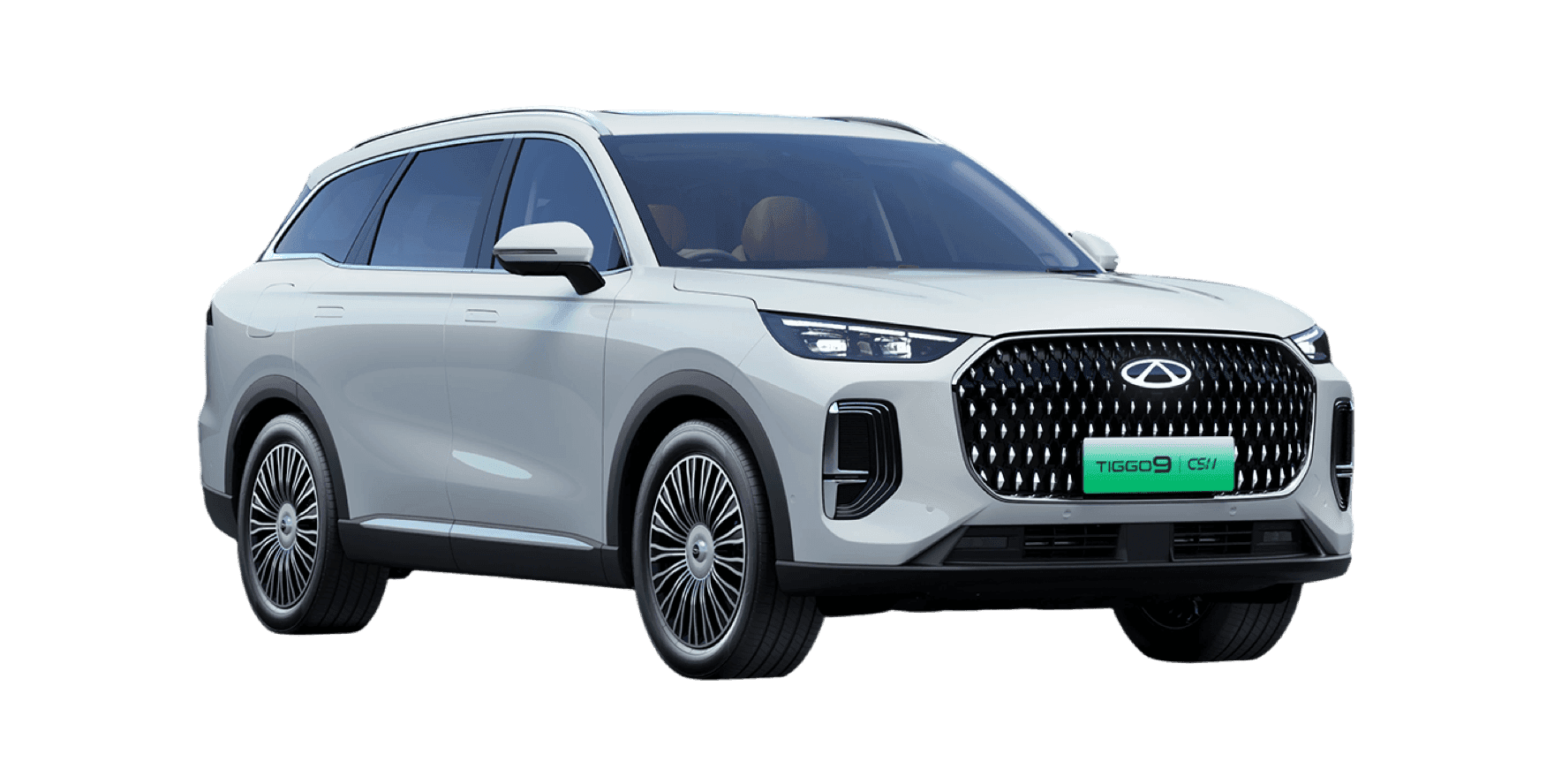 Chery Tiggo 9 Super Hybrid CSH edition in Arctic White Mist