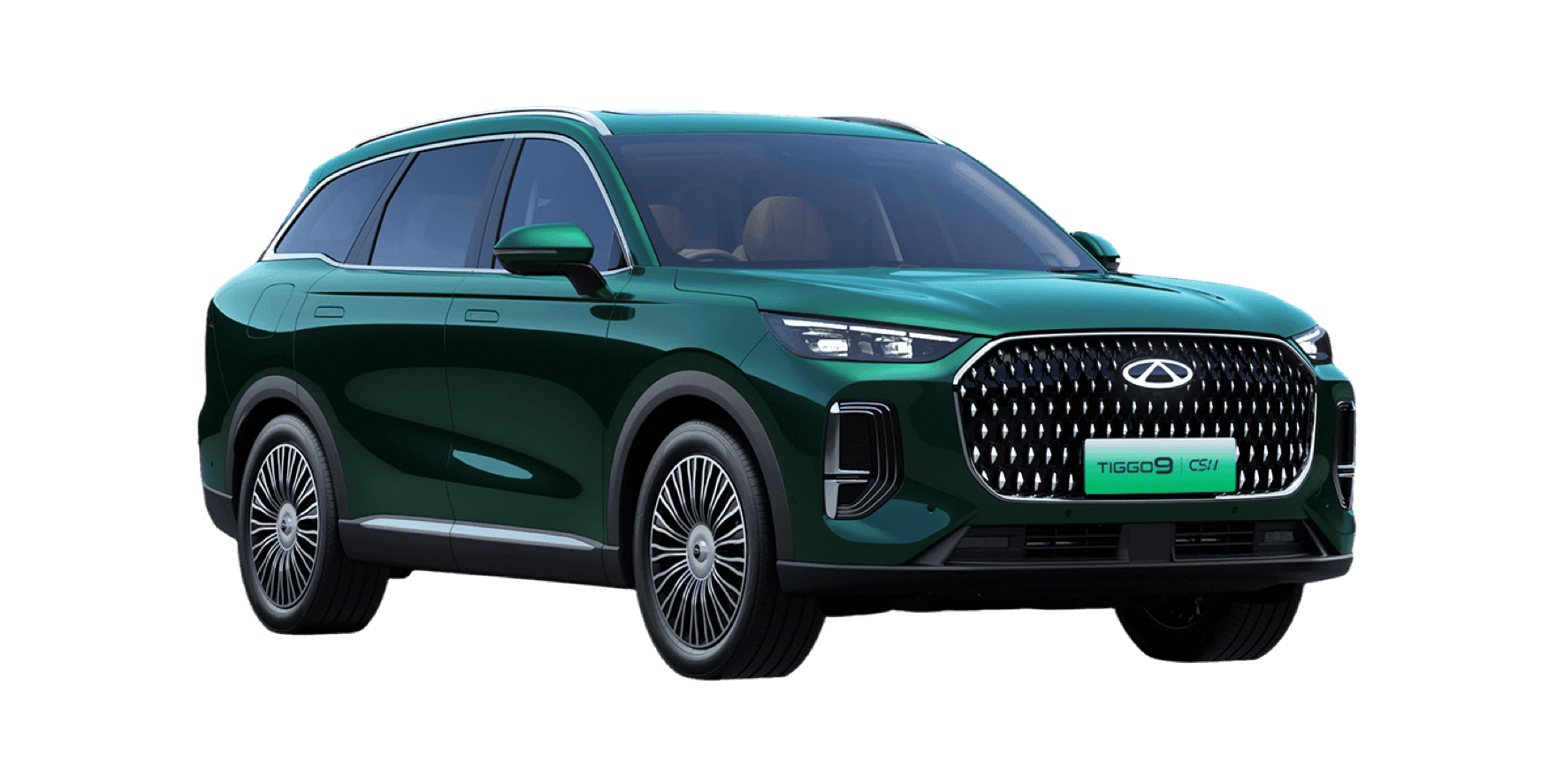 Chery Tiggo 9 Super Hybrid CSH edition in Forest Green