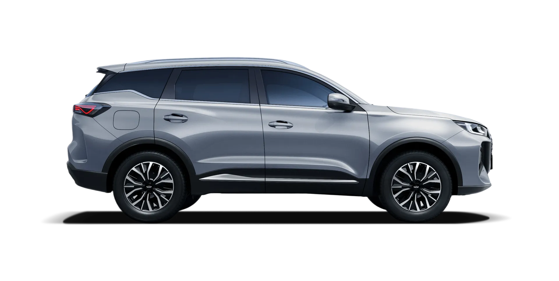 Chery Tiggo 7 SUV model in Lunar Silver