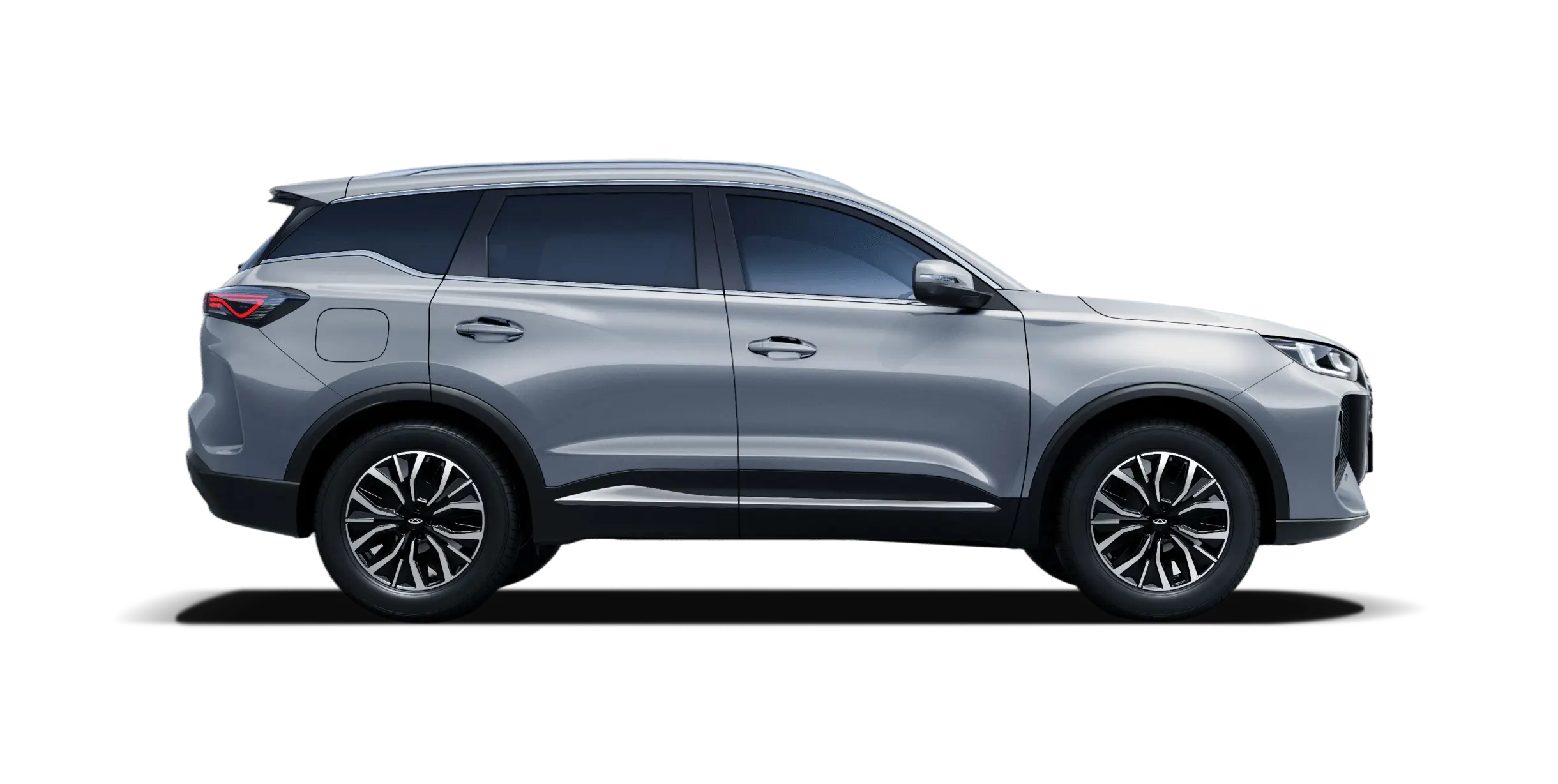 Chery Tiggo 7 SUV model in Lunar Silver