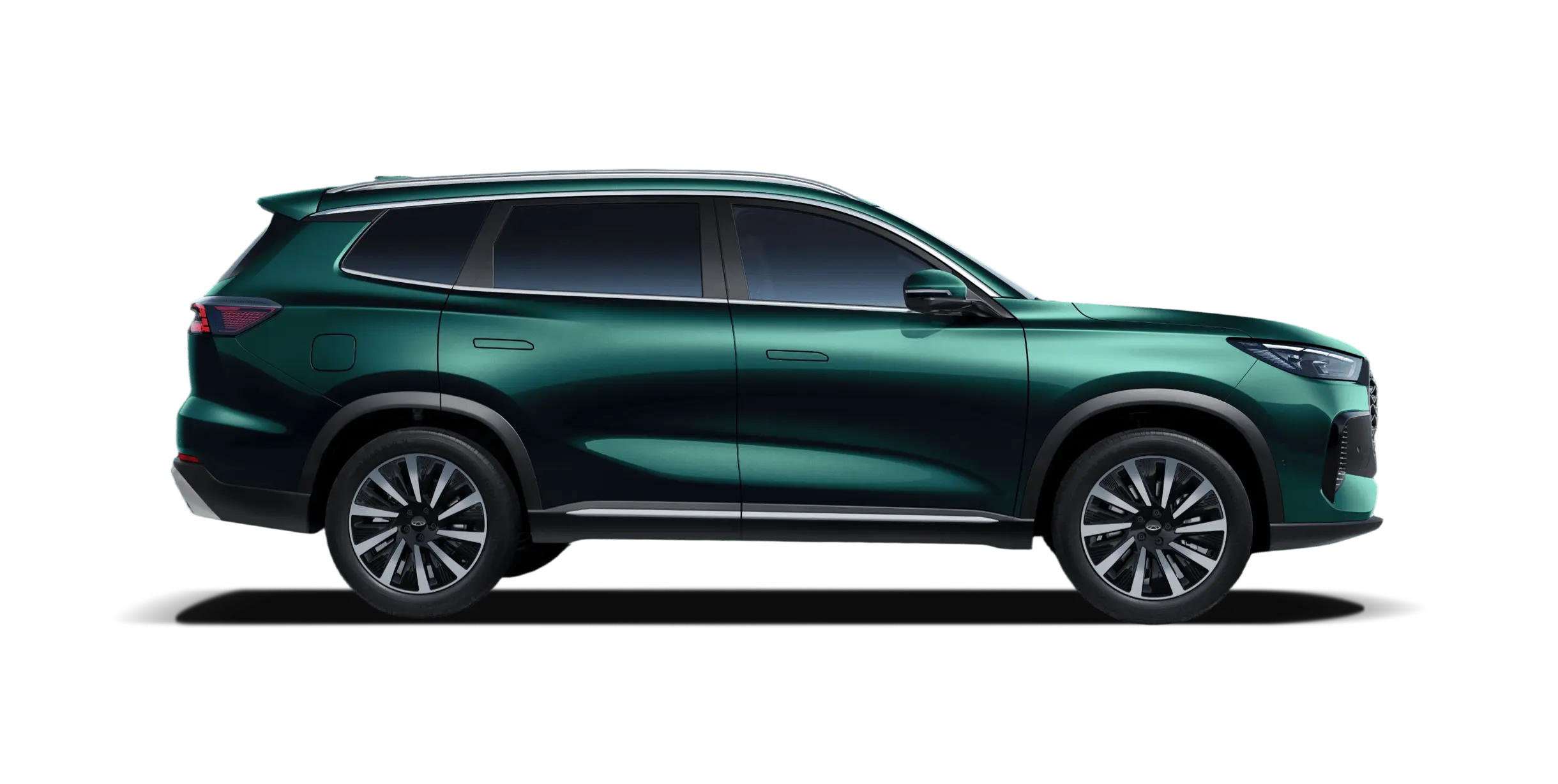 Chery Tiggo 8 SUV model in Forest Green
