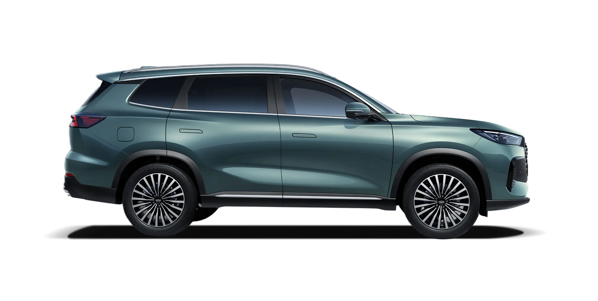 Chery Tiggo 8 SUV model in Reef Blue