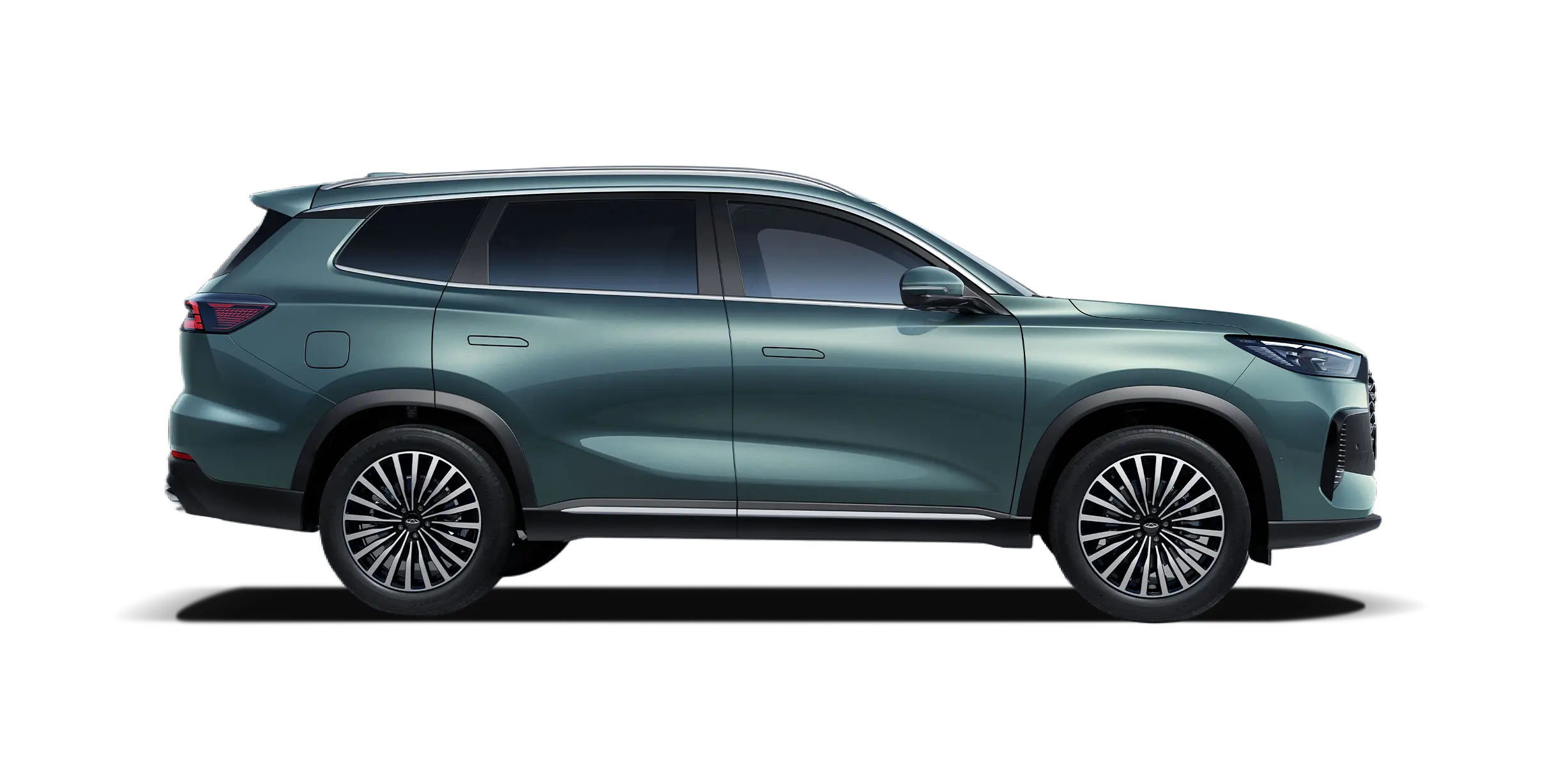 Chery Tiggo 8 SUV model in Reef Blue