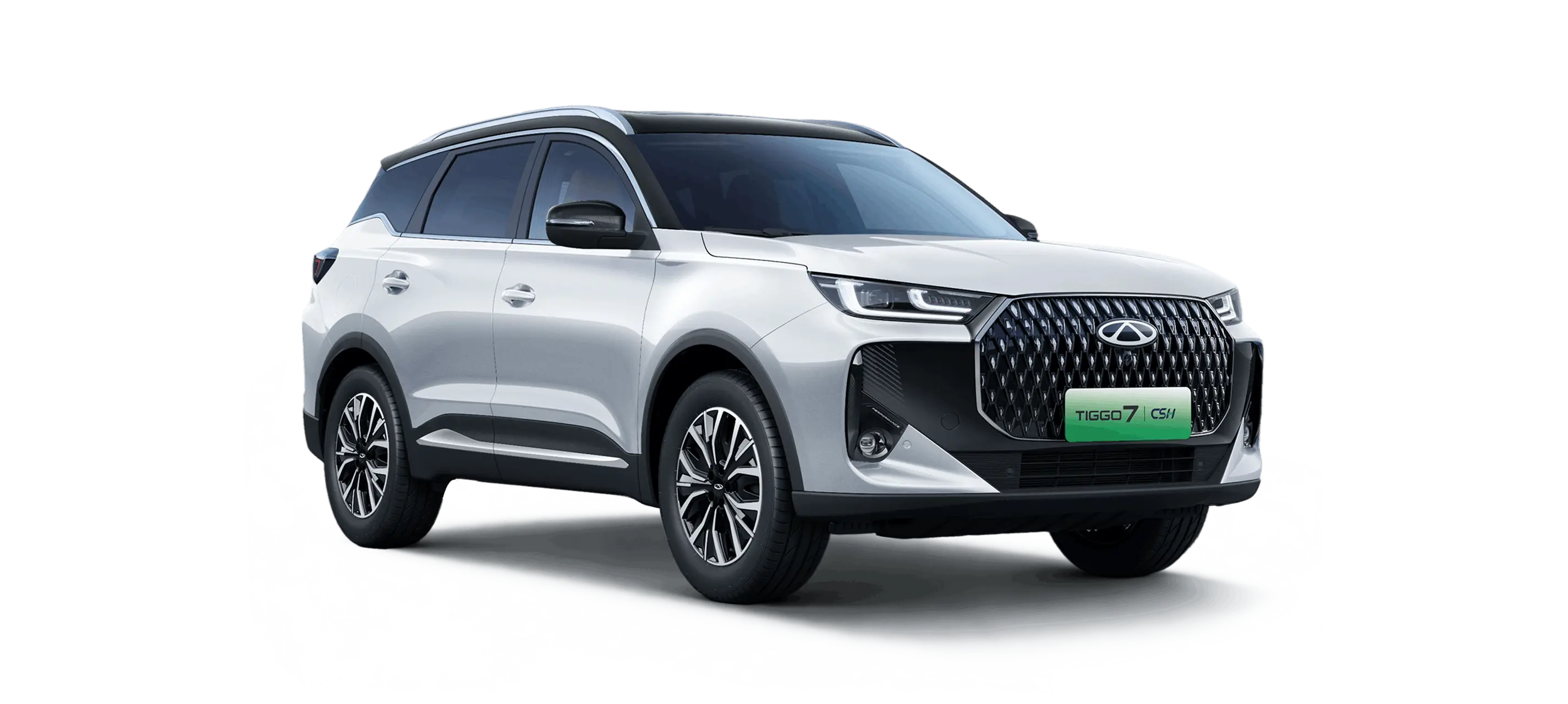 Chery Tiggo 7 CSH edition in Arctic White with Black Roof