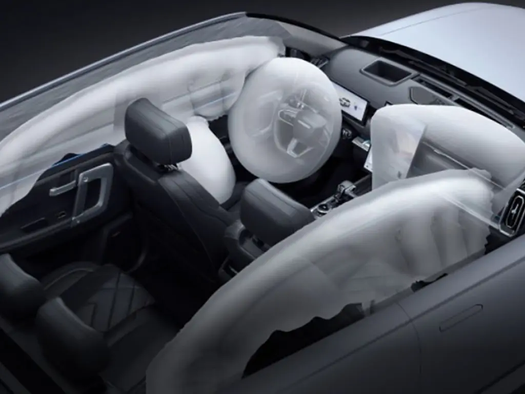 Eight airbag system
