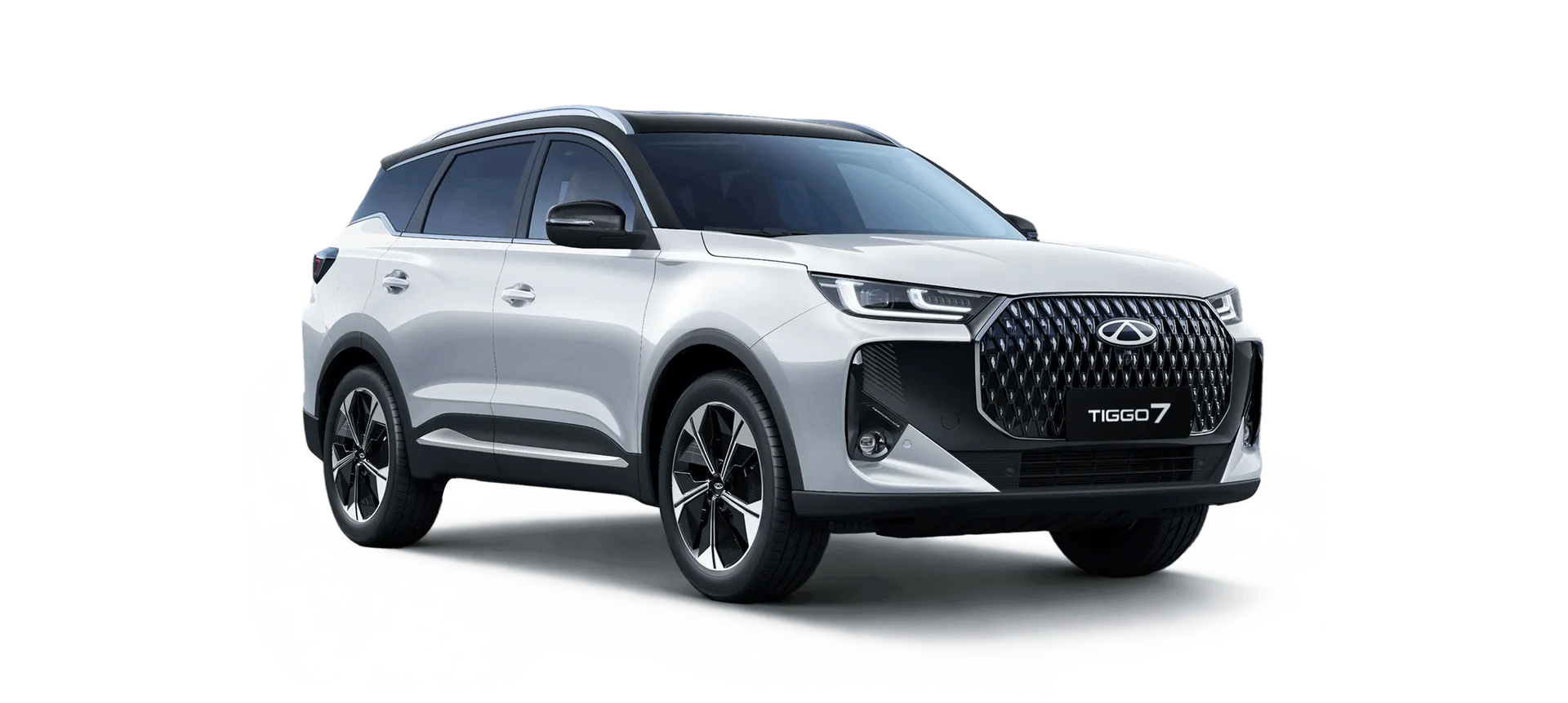 Chery Tiggo 7 edition in Arctic White with Black Roof