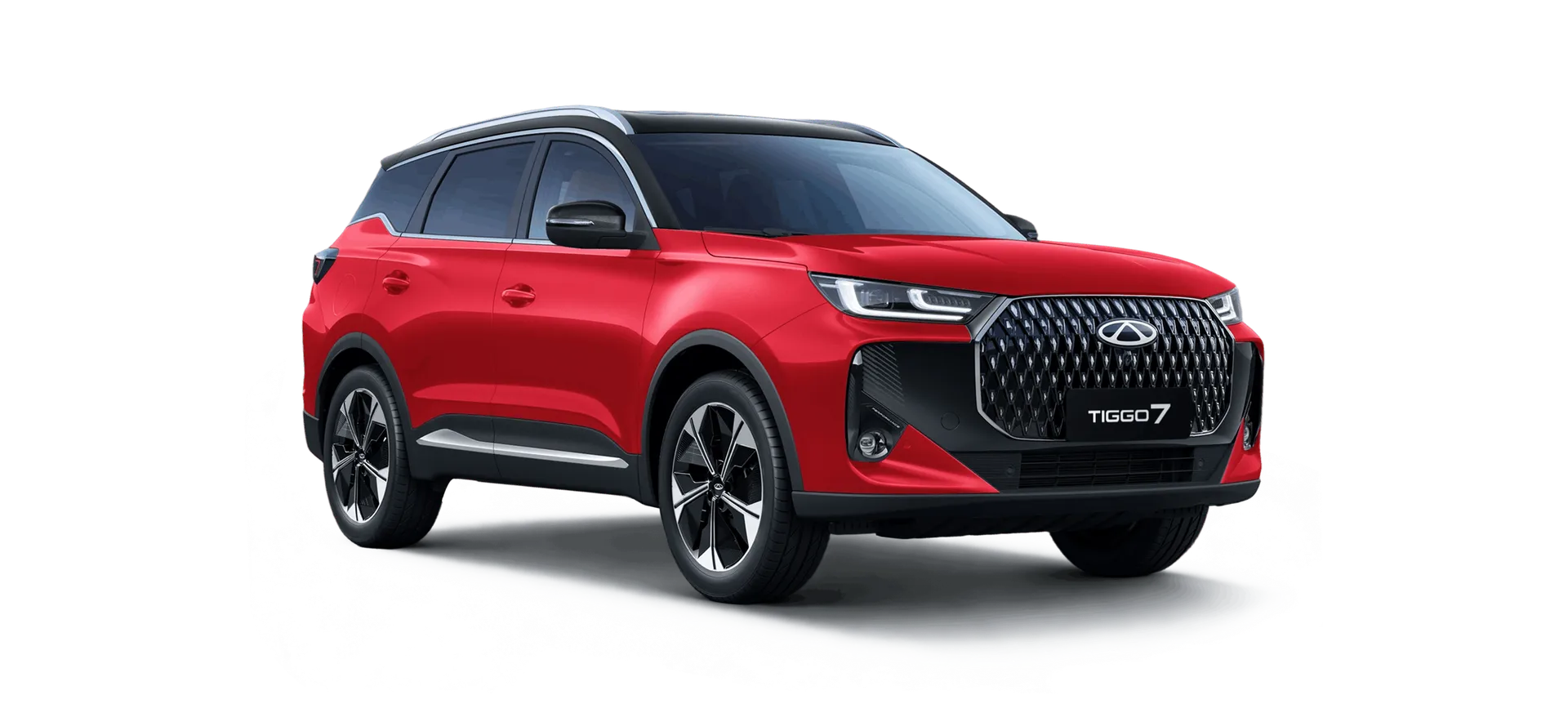 Chery Tiggo 7 edition in Chery Red with Black Roof