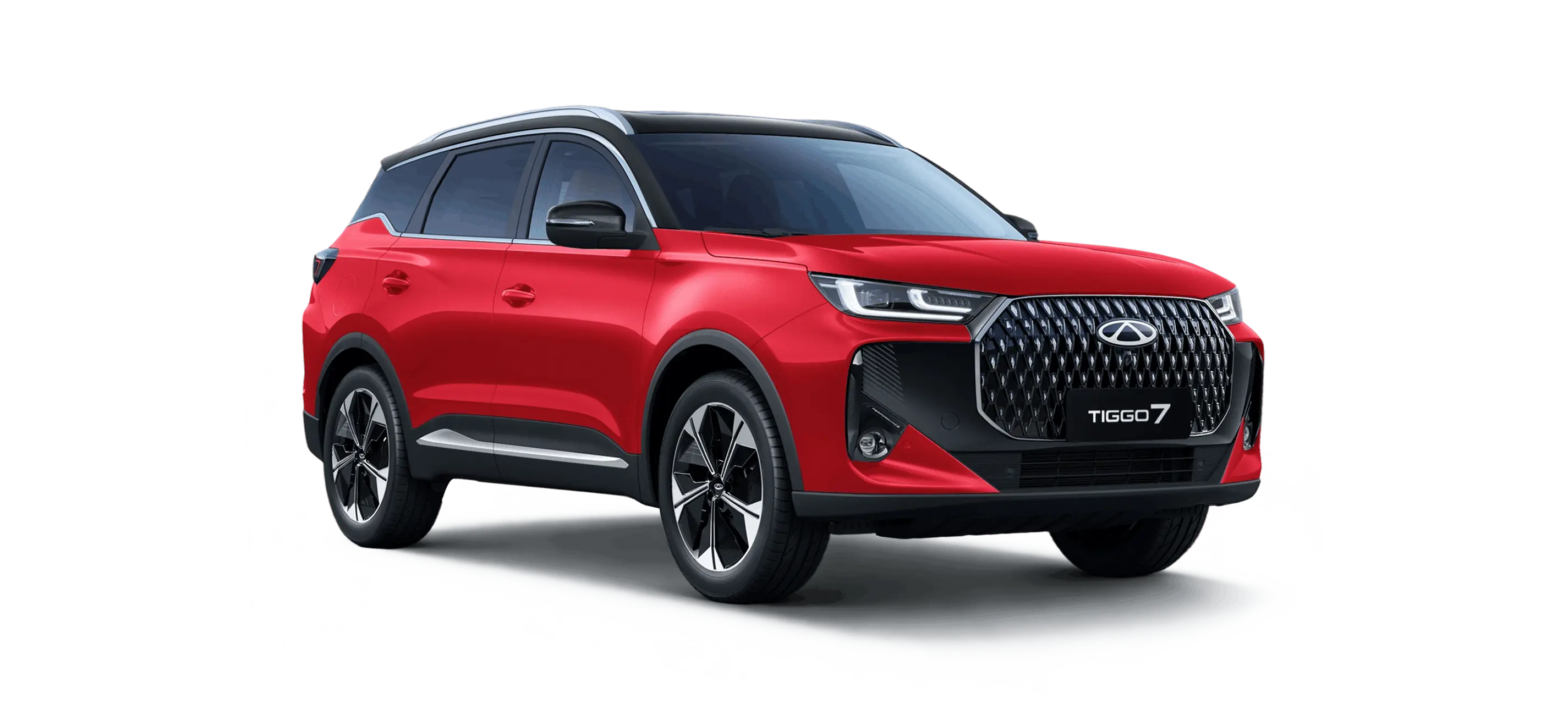 Chery Tiggo 7 edition in Chery Red with Black Roof
