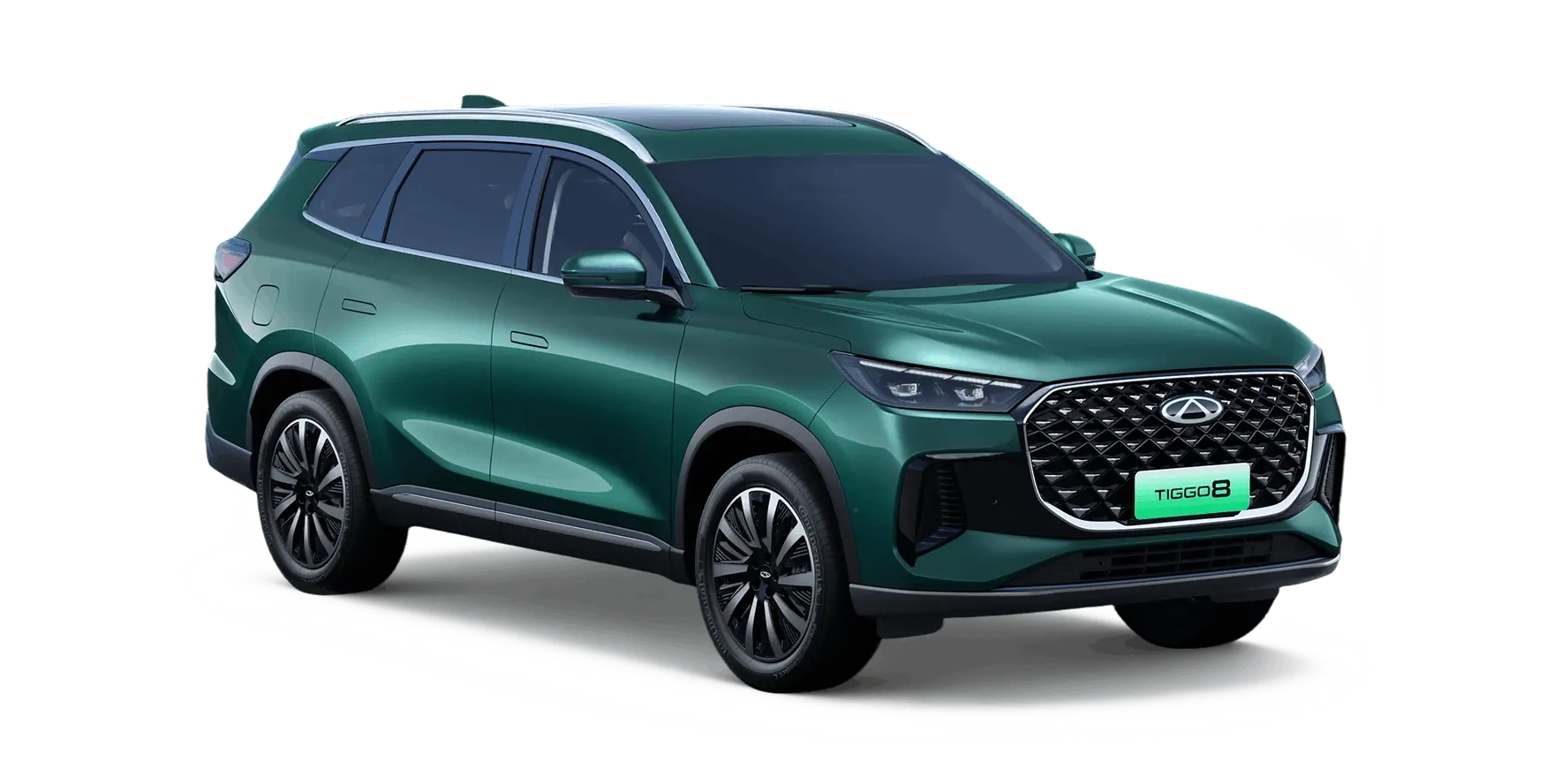Chery Tiggo 8 CSH edition in Forest Green