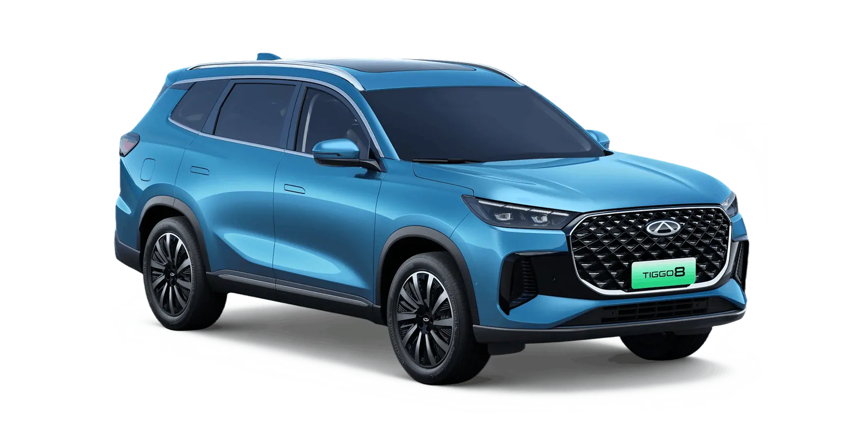 Chery Tiggo 8 CSH edition in Reef Blue