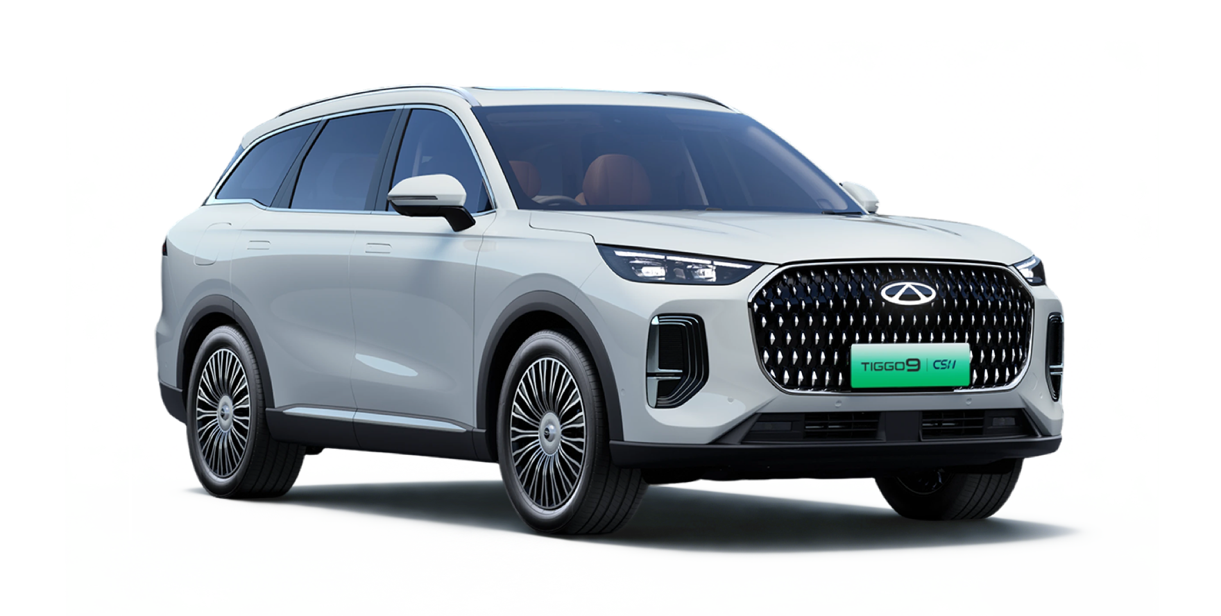 Chery Tiggo 9 Super Hybrid CSH edition in Arctic White Mist